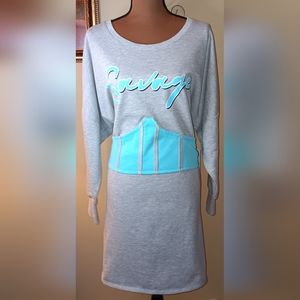 Fashion to Figure Savage Corset Sweater Dress, 1X